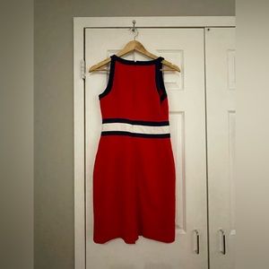 Red white and blue Banana Republic mini dress.